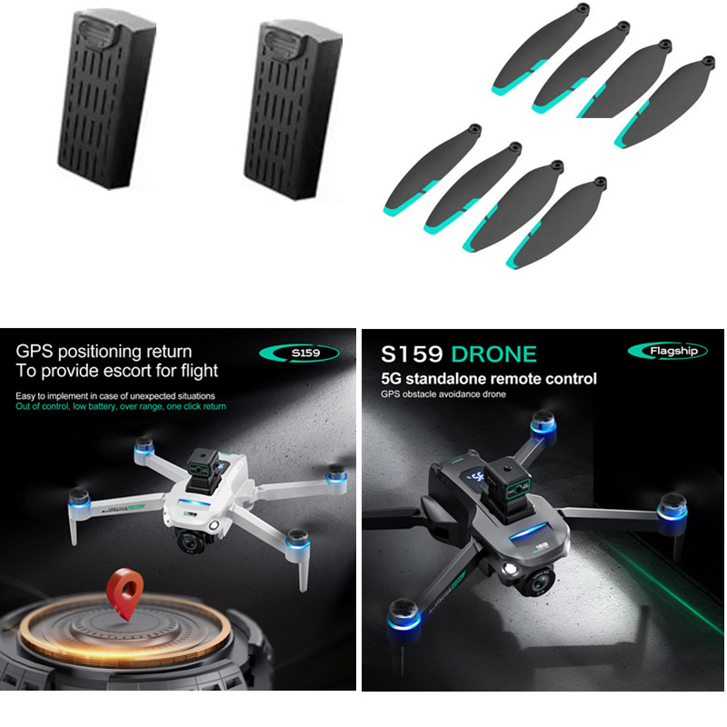 Drone Rc Gps S159 - Batterie de drone S159, accessoires de