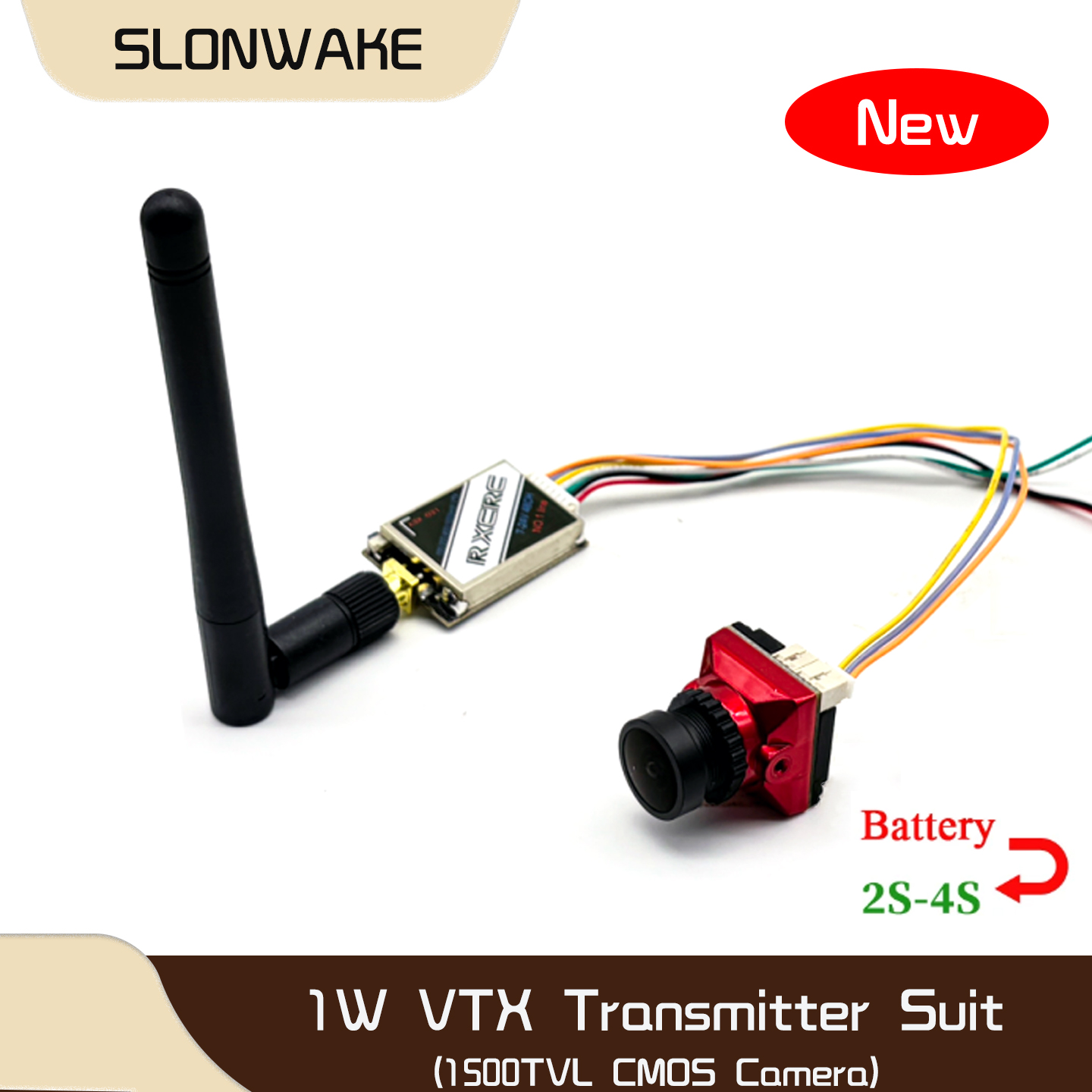 Drone Rc Airplane - Transmetteur vidéo réglable SLONWAKE 5.8G 48CH