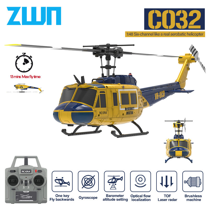 Drone Shahed Rc - C032 RC hélicoptère 2.4G 6-Aixs Gyroscope