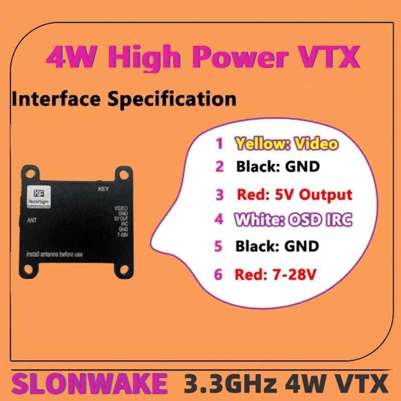 Émetteur vidéo VTX SLONWAKE FP - Drone Rc Control avis et prix