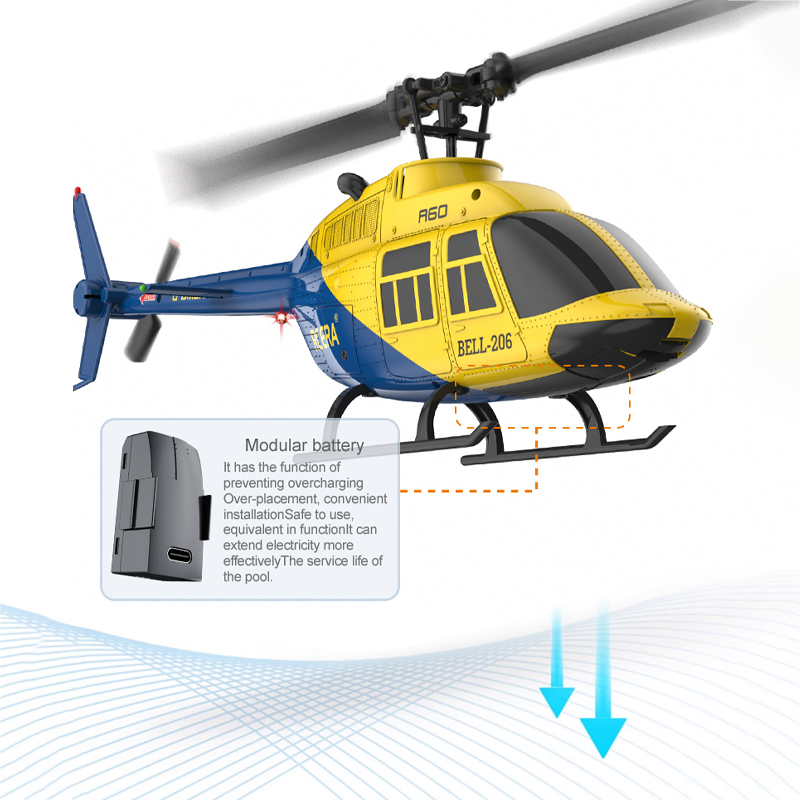 A60 RC hélicoptère 2.4G 6-Aixs - Drone Shahed Rc avis et prix