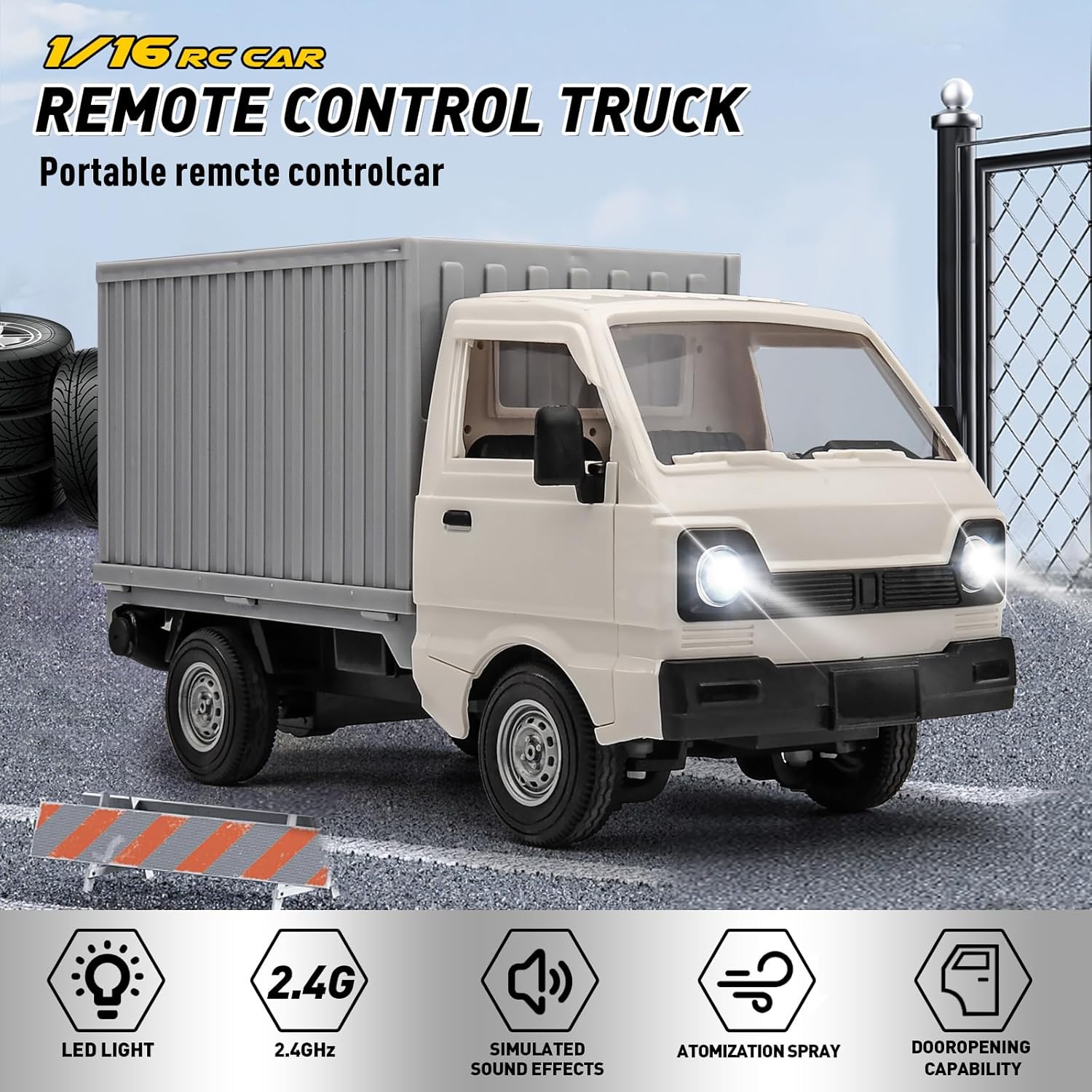 Camion RC KF21 1:16 2.4GHZ, vo - Drone Shahed Rc avis et prix