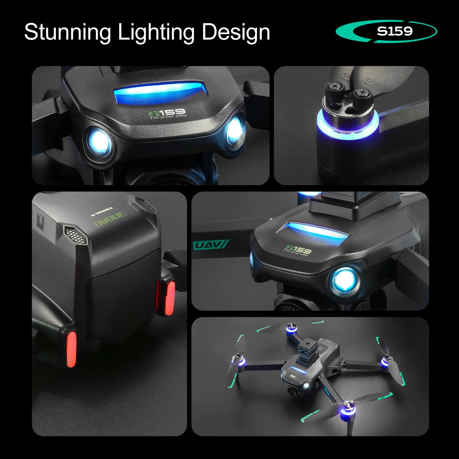Drone GPS professionnel S159 a - Drone Rc Gps S159 avis et prix