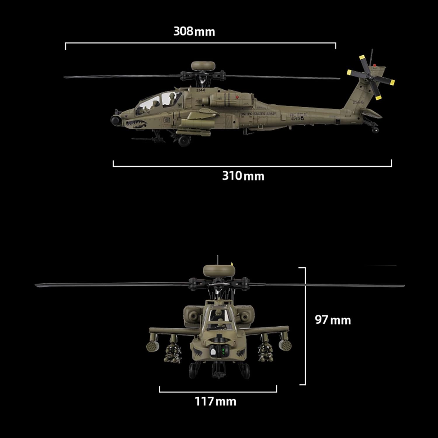 Hélicoptère télécommandé 310MM - Drone Shahed Rc avis et prix