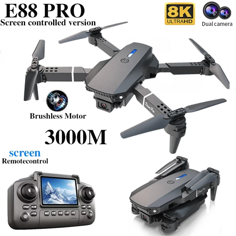 Drone professionnel E88 PRO av - Drone Shahed Rc avis et prix