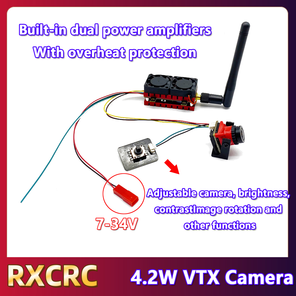 RXCRC 5.8G 48CH 4.2W transmett - Drone Rc Airplane avis et prix
