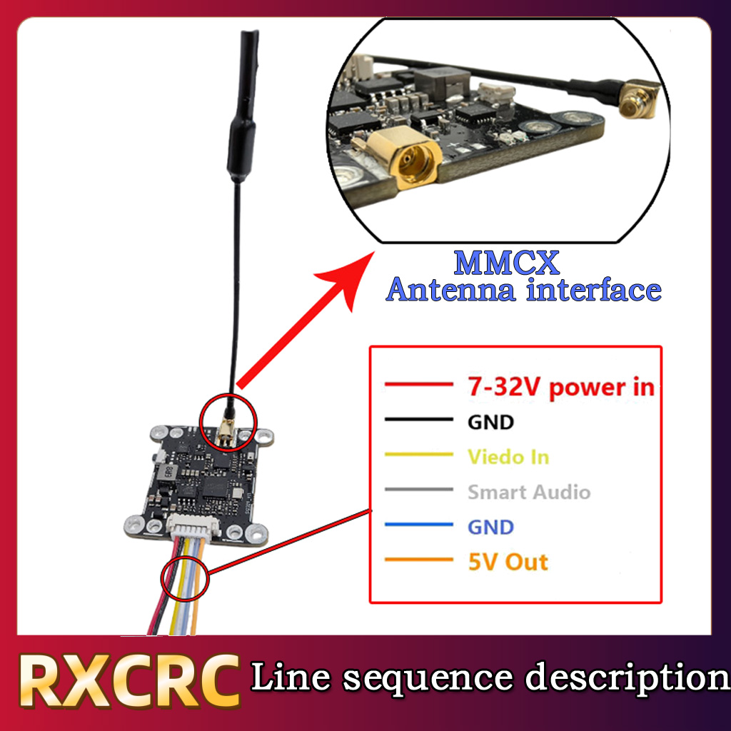 RXCRC 5.8G Module 48CH 1.6W VT - Drone Rc Airplane avis et prix