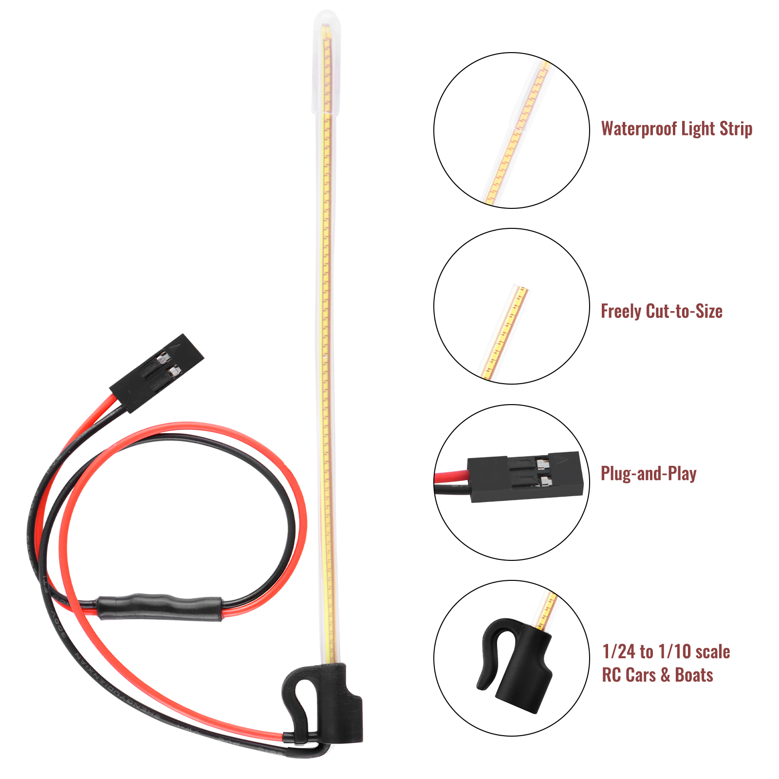 ModRax 2PCS LED RC Antenna Lig - Drone Shahed Rc avis et prix