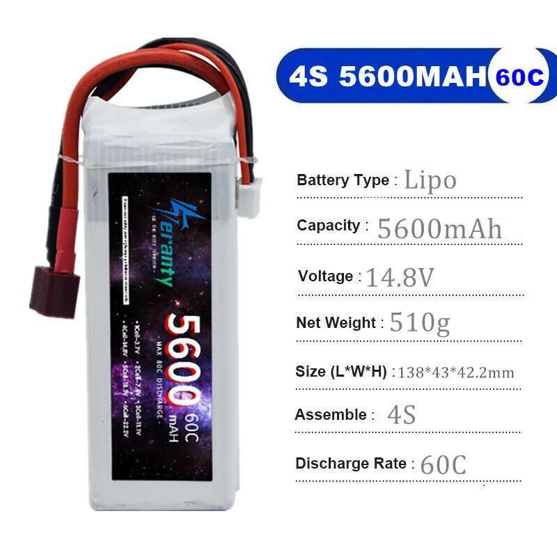 TERANTY 5600 MAH 60C 2S 3S 4S  - Rc Drift Car Kit avis et prix