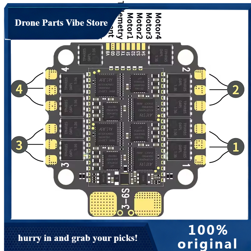 APAocoda-RC F460 V4 60A Stack  - Drone Rc V4 avis et prix