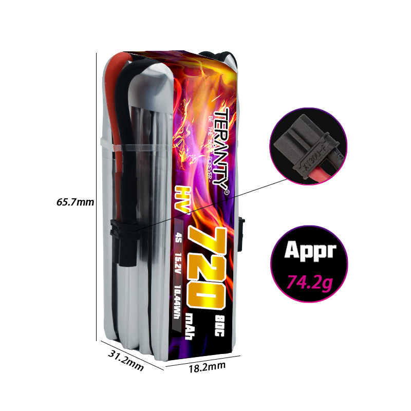 Batterie Lipo HV TERANTY 720mA - Drone Rc Kit avis et prix