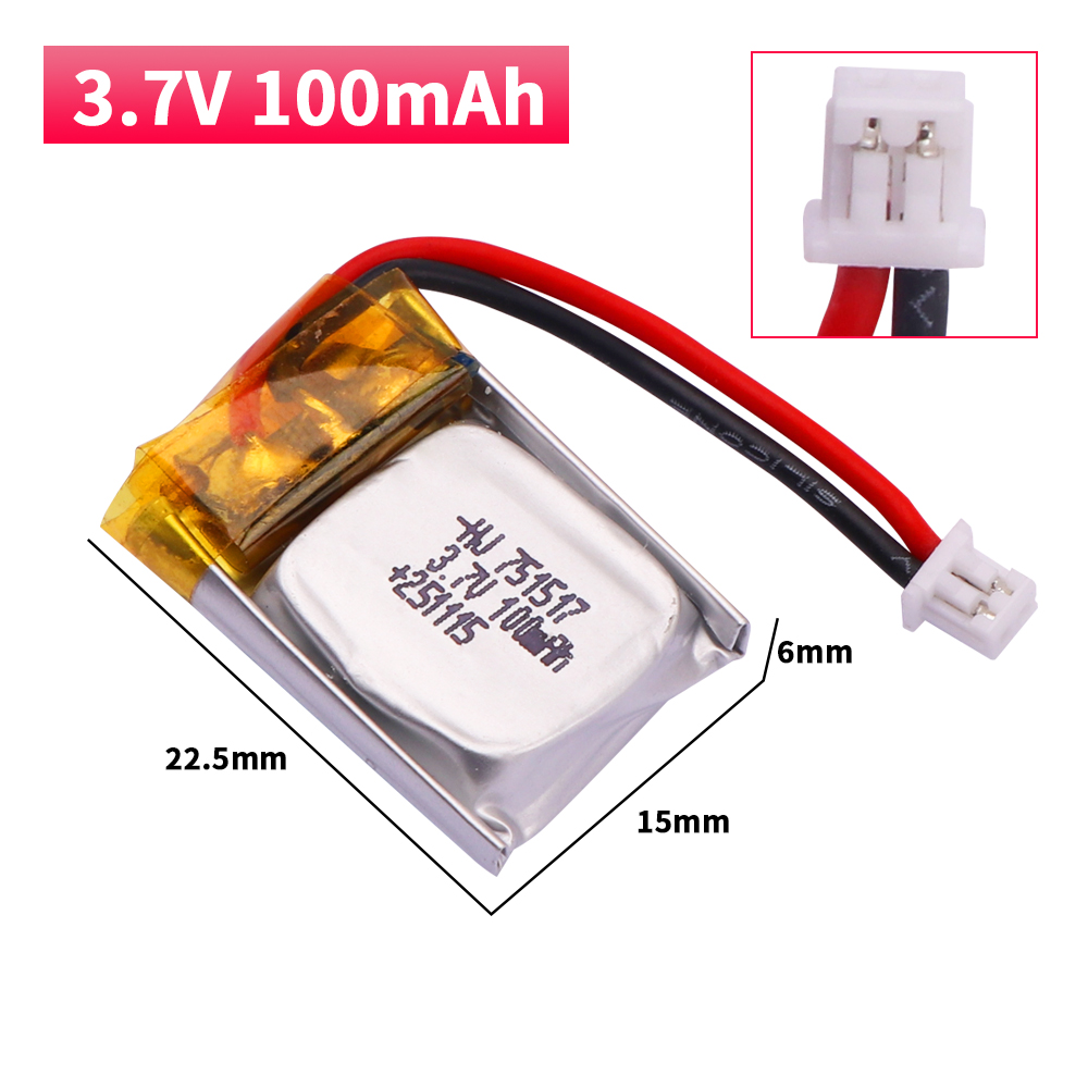 Batterie Lipo 3.7V 100mah FQ77 - Drone Fq777 Rc Quadcopter avis et prix