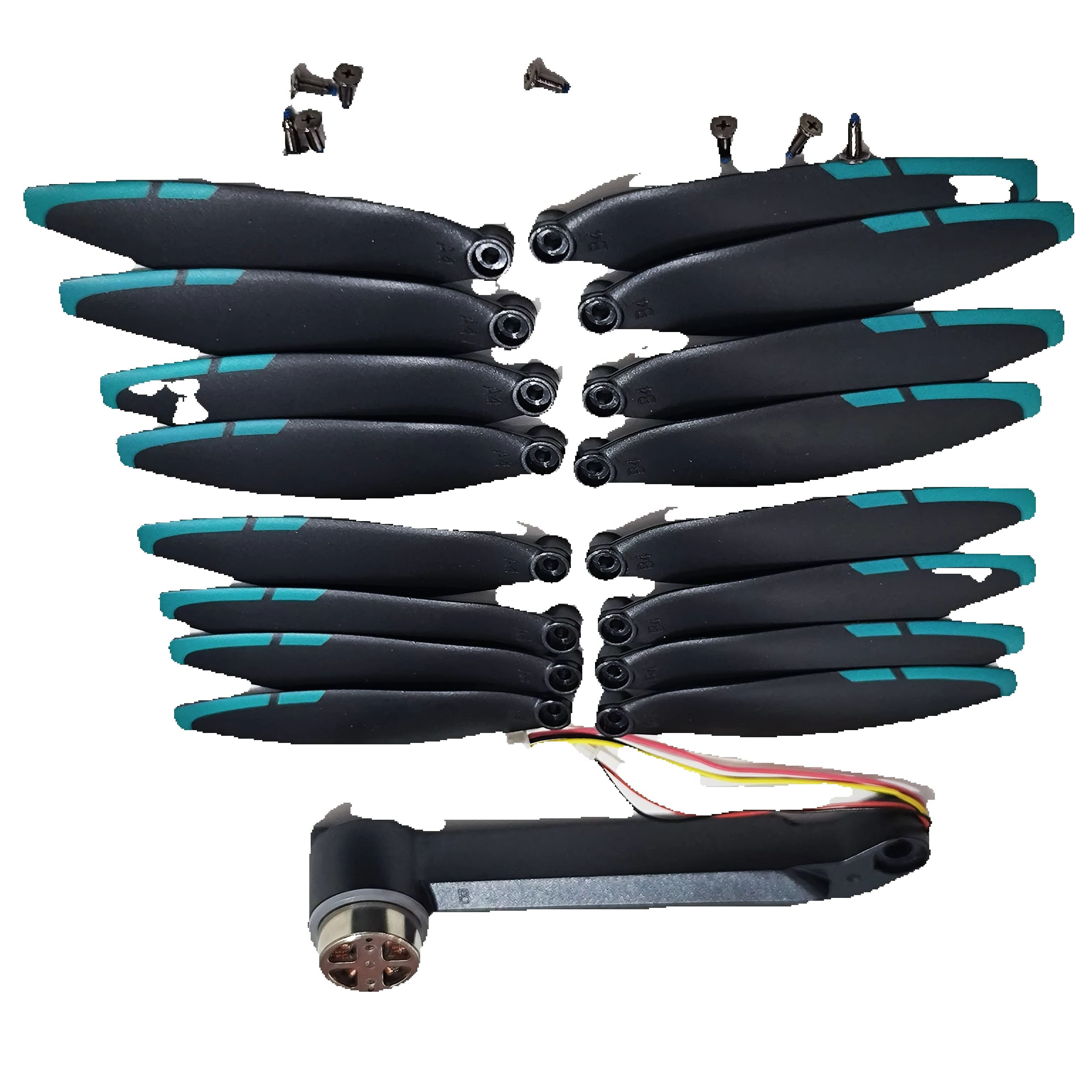 Hélices 16 pièces + Moteur Bru - Drone Rc Gps S159 avis et prix