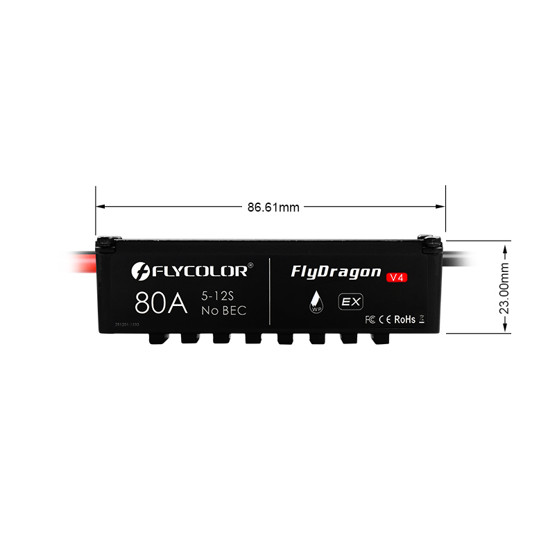 Flycolor FlyDragon 80A V4 ESC  - Drone Rc V4 avis et prix